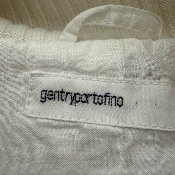 Gentryportofino Women’s Convertible Jacket Size 44 Italy (M) US cream color - Picture 8 of 14